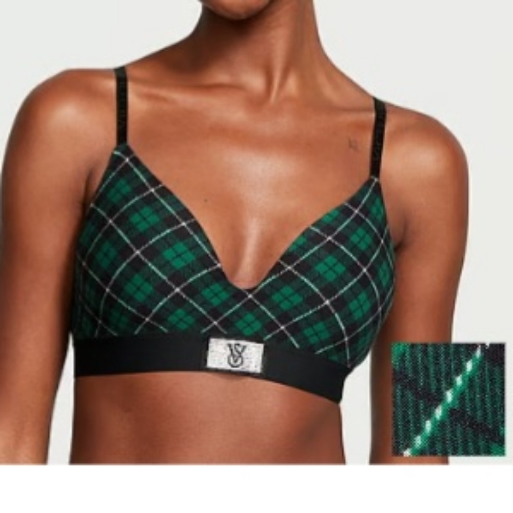 Victoria Secret, 36B, Green Bra